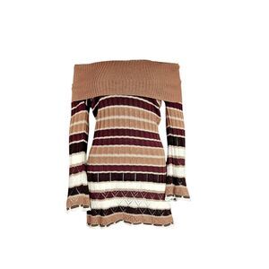 mori vintage off-the-shoulder sweater dress